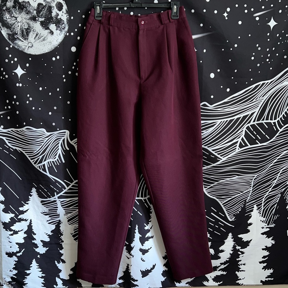 Vintage Burgundy Trousers